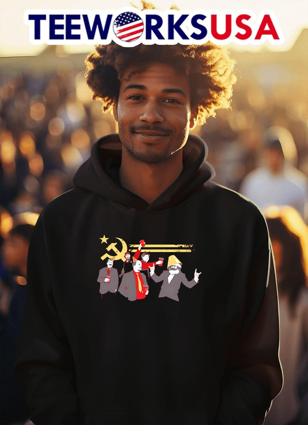The Communist Party - Adult & Kids T-Shirts, Sweatshirts & Hoodies apparel design preview 2