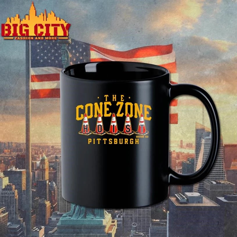 The Cone Zone Pittsburgh Baseball - Adult & Kids T-Shirts, Sweatshirts & Hoodies apparel design preview 3