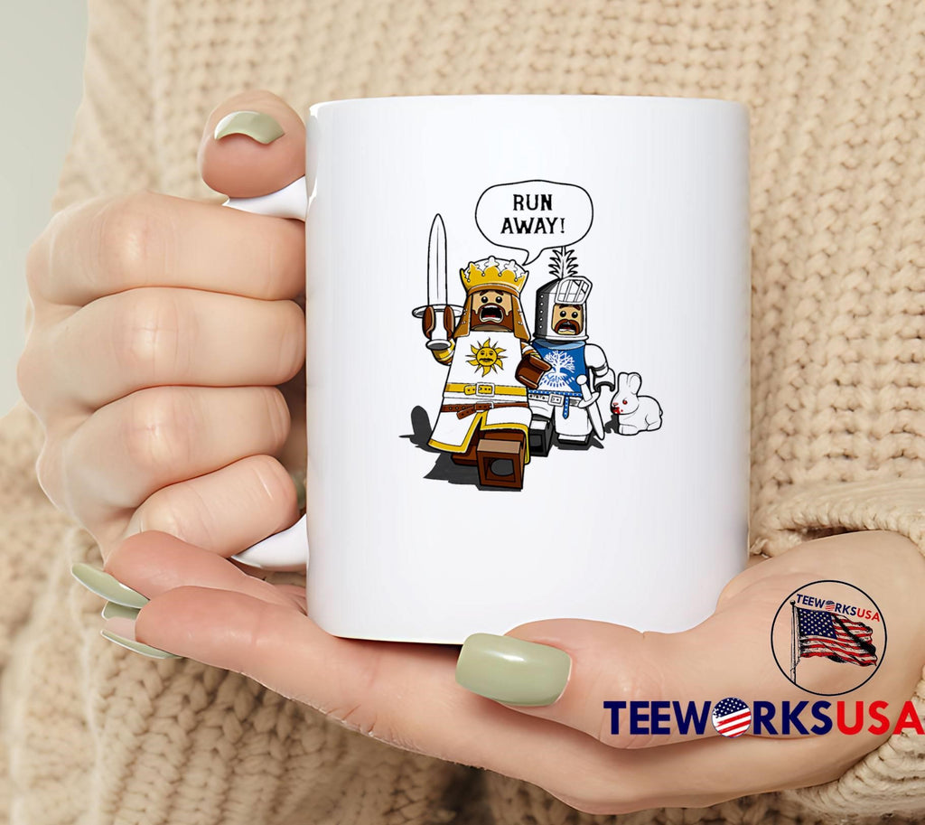 The Cowardly King run away - Adult & Kids T-Shirts, Sweatshirts & Hoodies apparel design preview 6