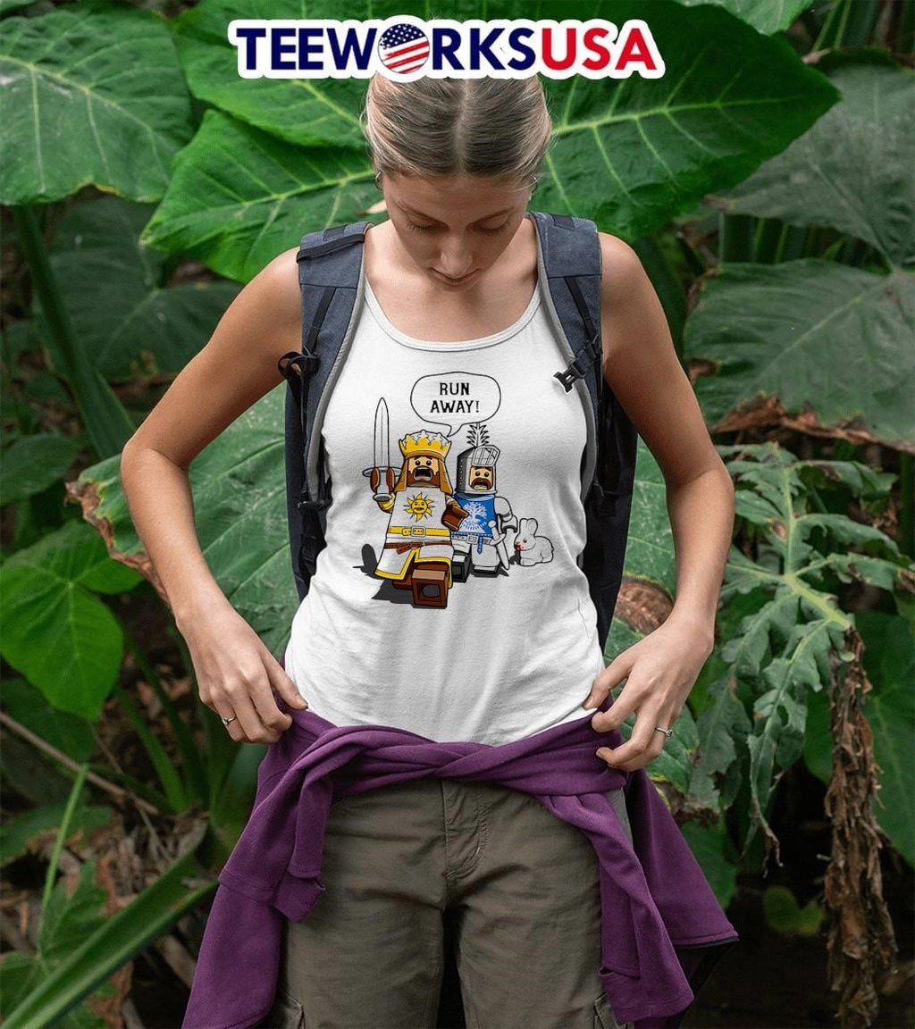 The Cowardly King run away - Adult & Kids T-Shirts, Sweatshirts & Hoodies apparel design preview 5