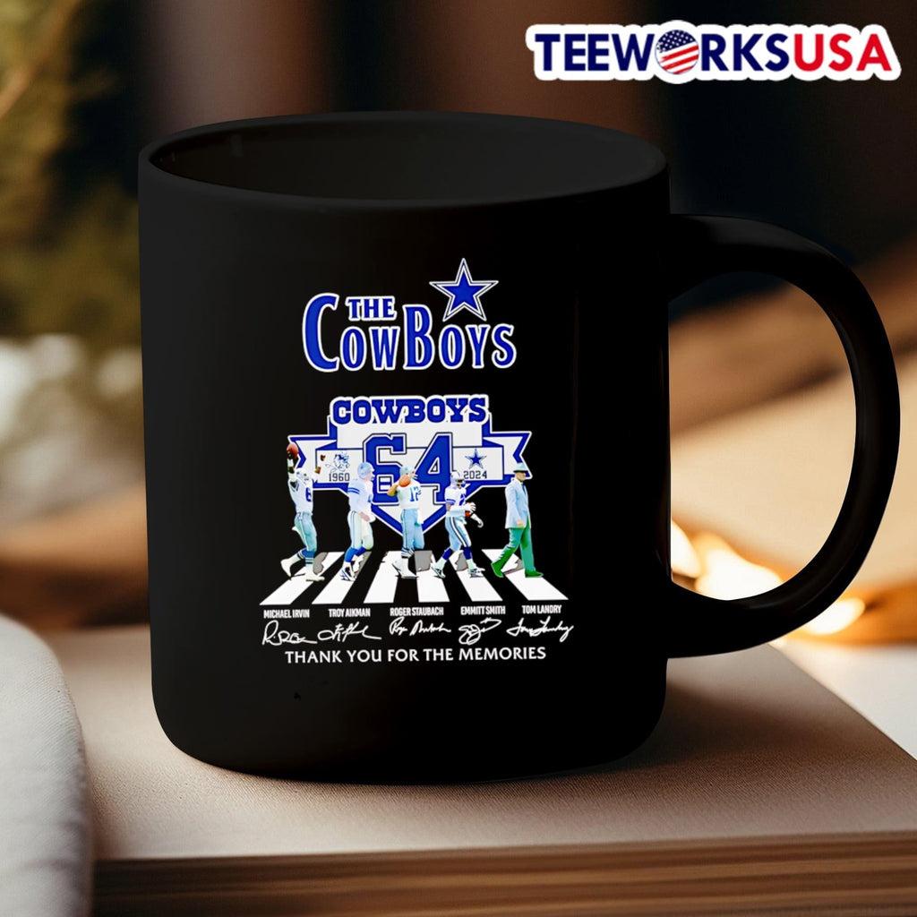 The Cowboys 1960 2024 Abbey Road thank you for - Adult & Kids T-Shirts, Sweatshirts & Hoodies apparel design preview 3