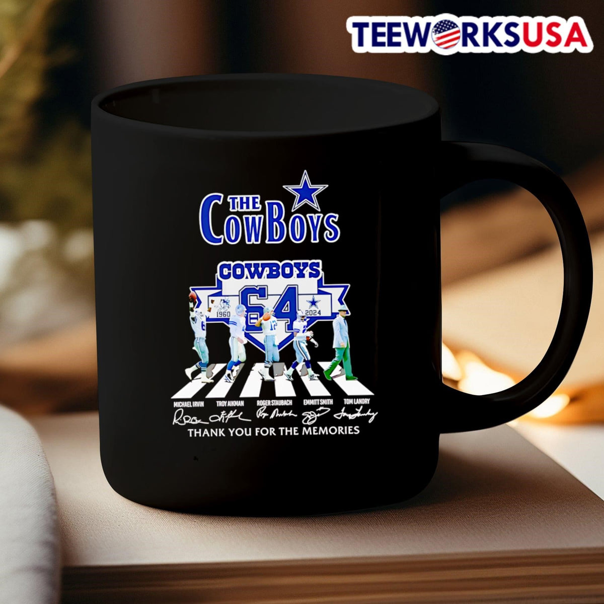 The Cowboys 1960 2024 Abbey Road thank you for - Adult & Kids T-Shirts, Sweatshirts & Hoodies apparel design preview 3