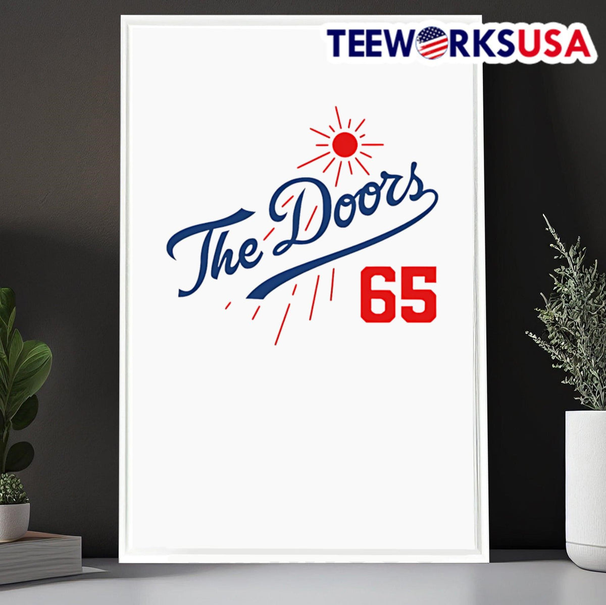 The Doors Summer Baseball 65 - Adult & Kids T-Shirts, Sweatshirts & Hoodies apparel design preview 6