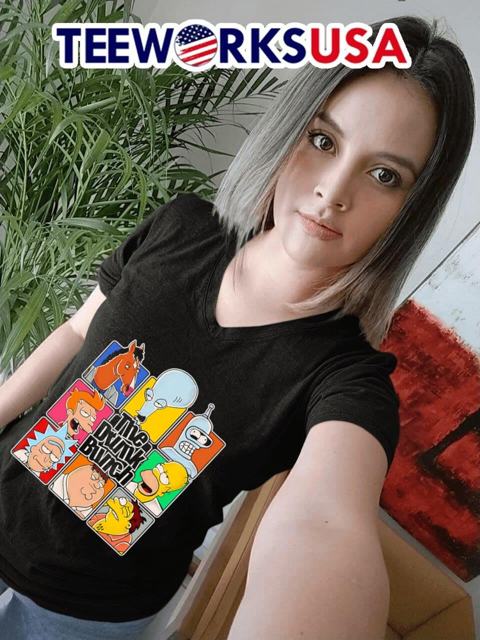 The Drunk Bunch Cartoon - Adult & Kids T-Shirts, Sweatshirts & Hoodies apparel design preview 7