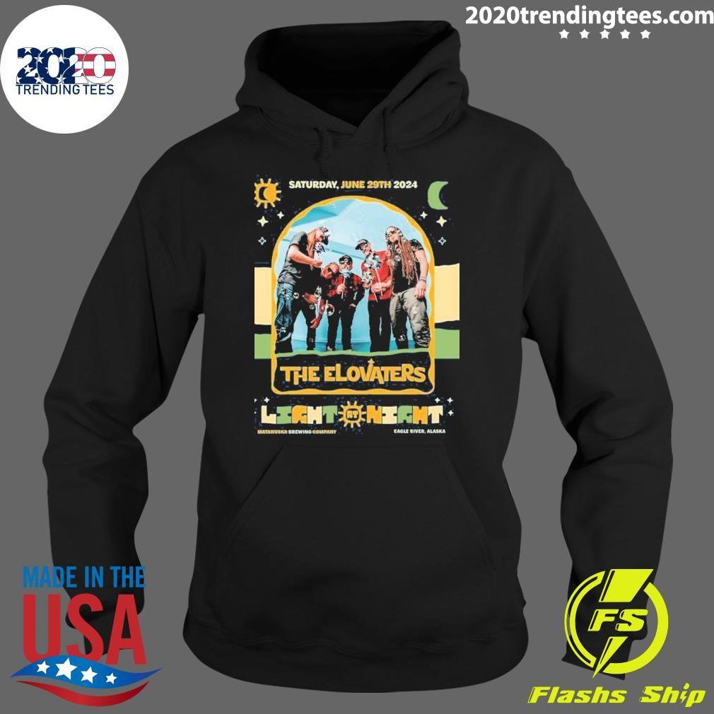 The Elovaters Light Hight Saturday June 29, 2024 - Adult & Kids T-Shirts, Sweatshirts & Hoodies apparel design preview 2