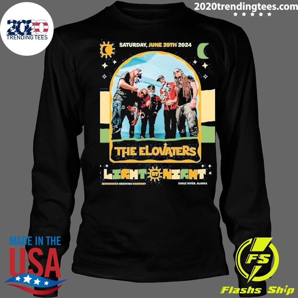 The Elovaters Light Hight Saturday June 29, 2024 - Adult & Kids T-Shirts, Sweatshirts & Hoodies apparel design preview 4