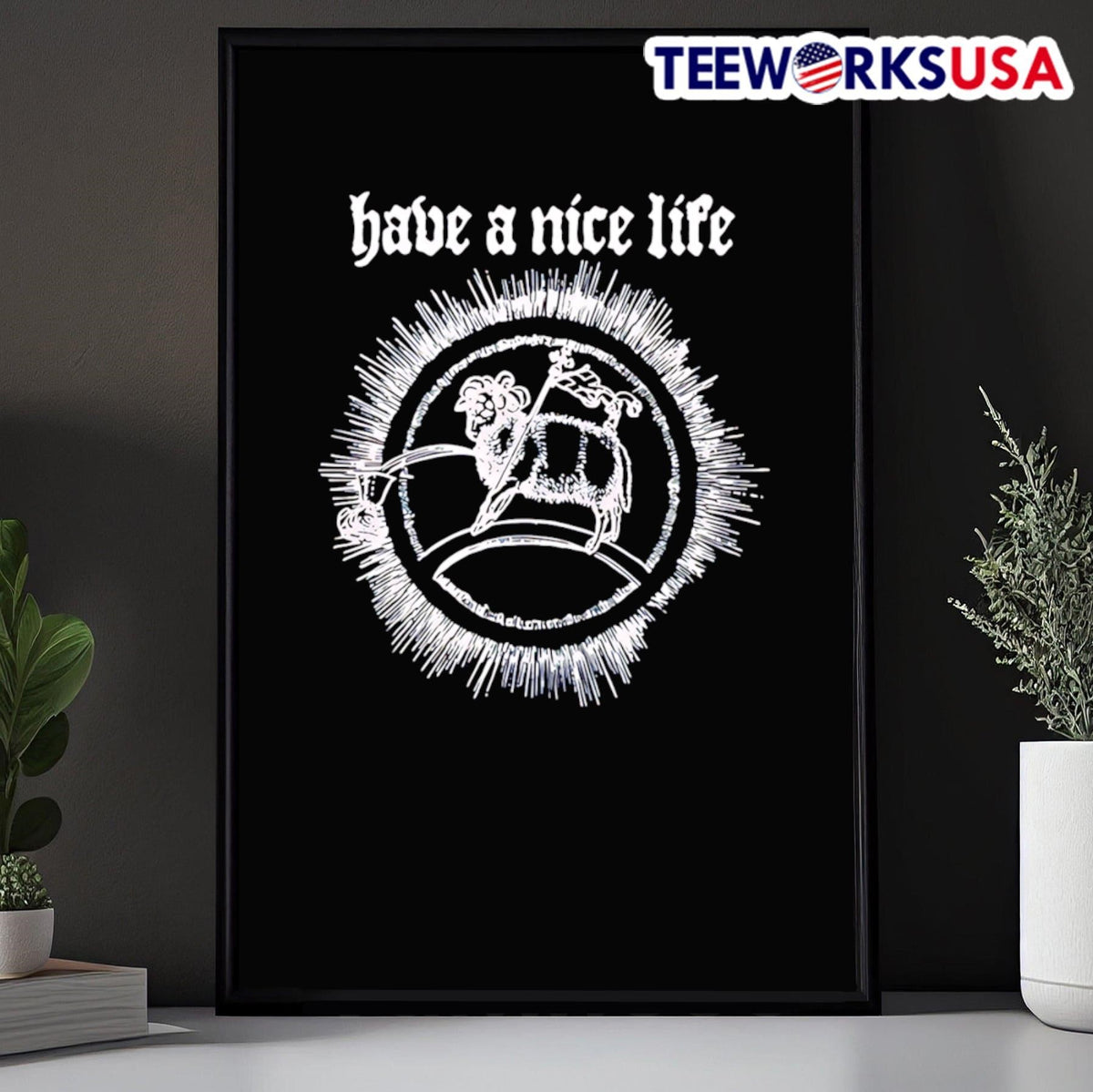 The Flenser Have A Nice Life Goat - Adult & Kids T-Shirts, Sweatshirts & Hoodies apparel design preview 5