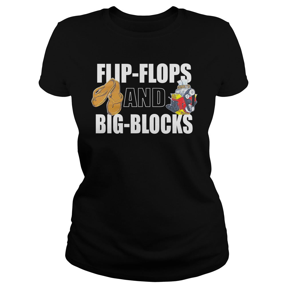 The Flip Flops And Big Blocks - Adult & Kids T-Shirts, Sweatshirts & Hoodies apparel design preview 2