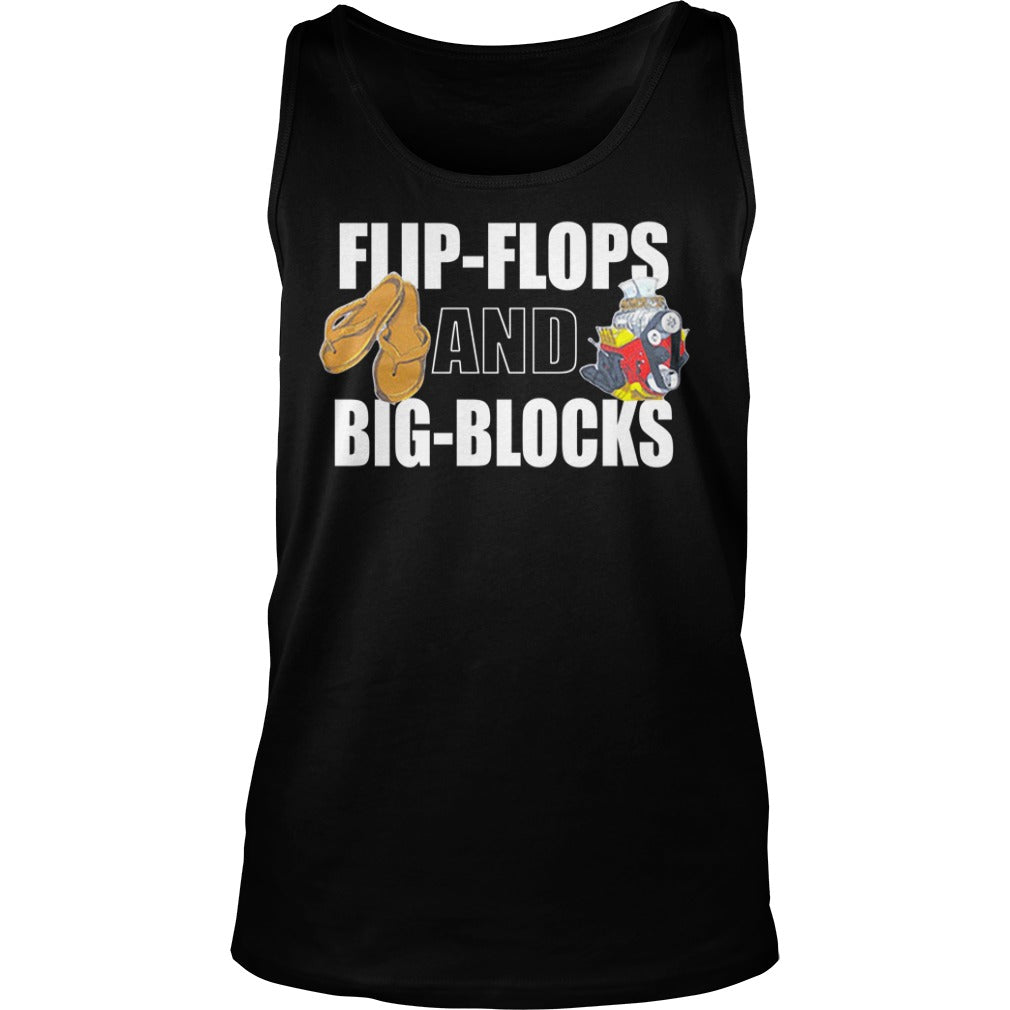 The Flip Flops And Big Blocks - Adult & Kids T-Shirts, Sweatshirts & Hoodies apparel design preview 3