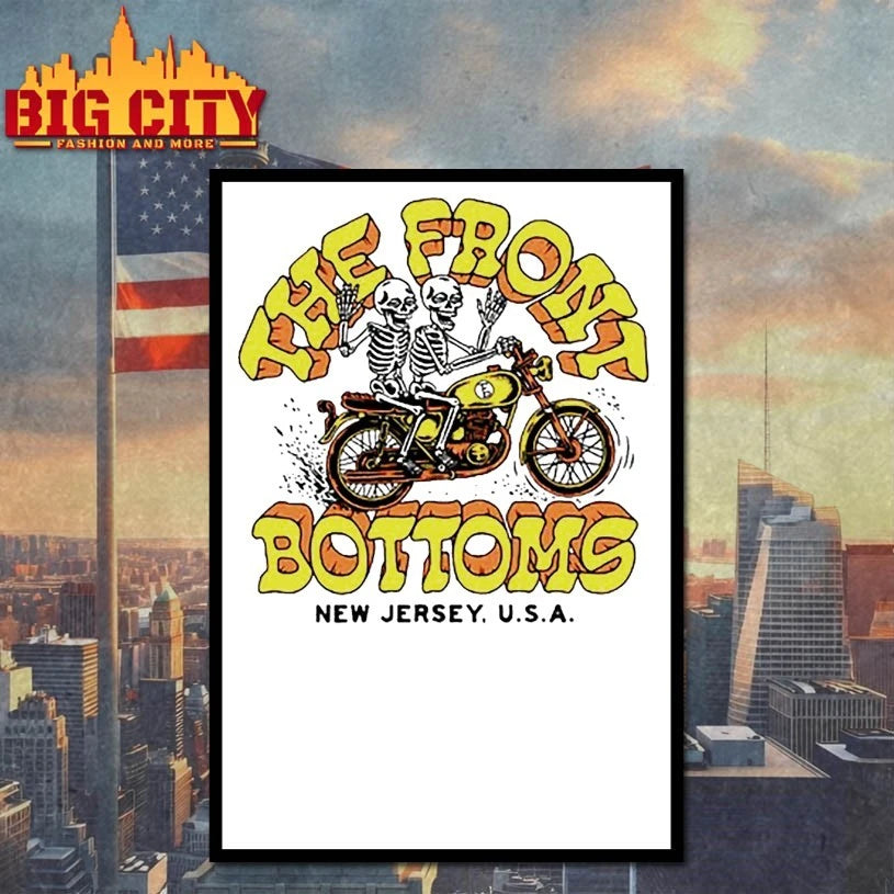 The Front Bottoms New Jersey USA Tour - Adult & Kids T-Shirts, Sweatshirts & Hoodies apparel design preview 4