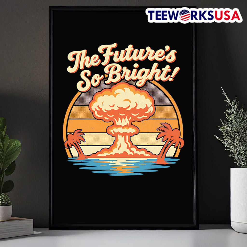 The Future's So Bright retro - Adult & Kids T-Shirts, Sweatshirts & Hoodies apparel design preview 5