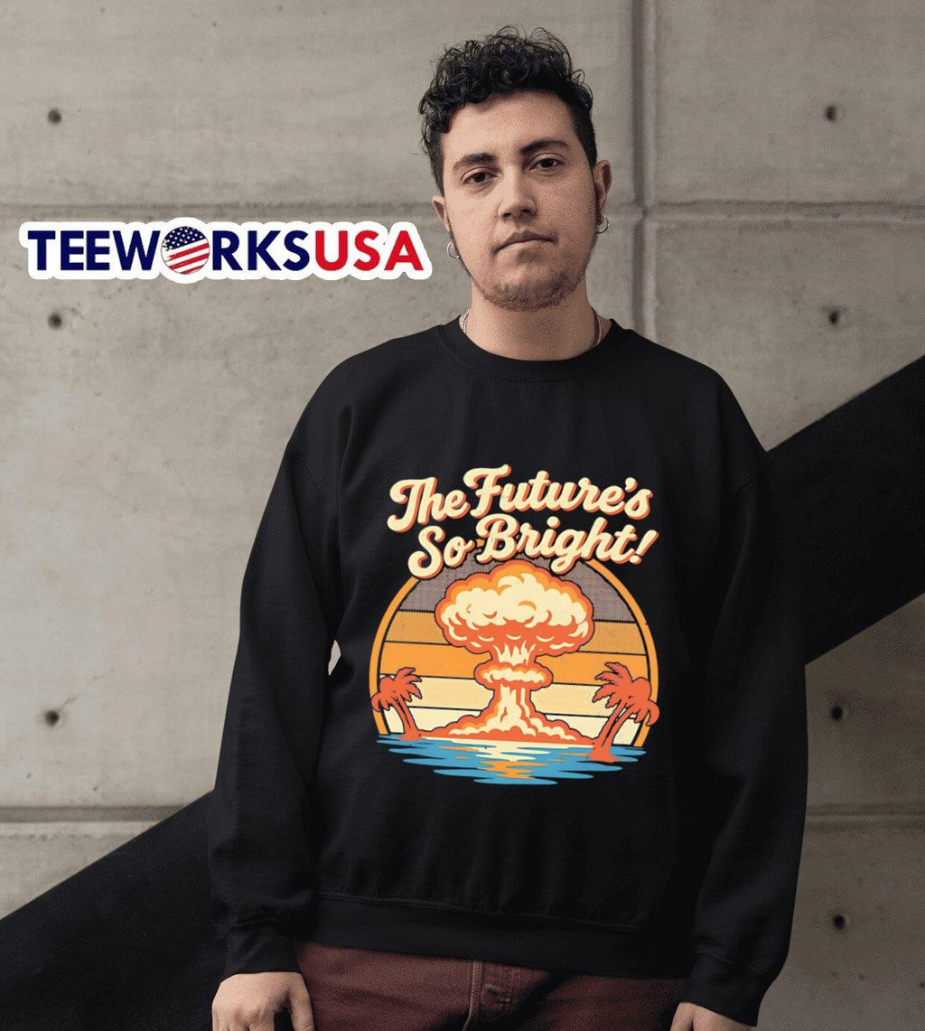 The Future's So Bright retro - Adult & Kids T-Shirts, Sweatshirts & Hoodies apparel design preview 6