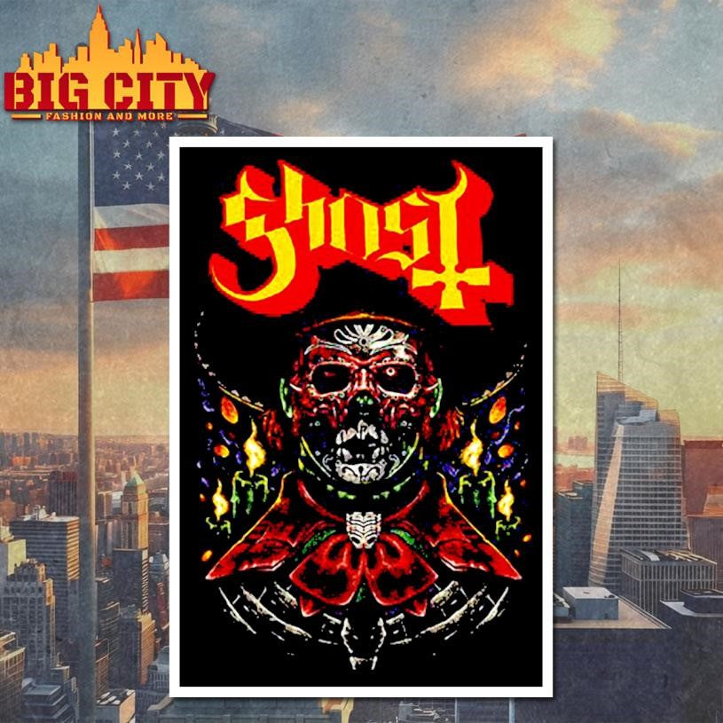 The Ghost Mexico Sept 25 2025 Tour - Adult & Kids T-Shirts, Sweatshirts & Hoodies apparel design preview 4