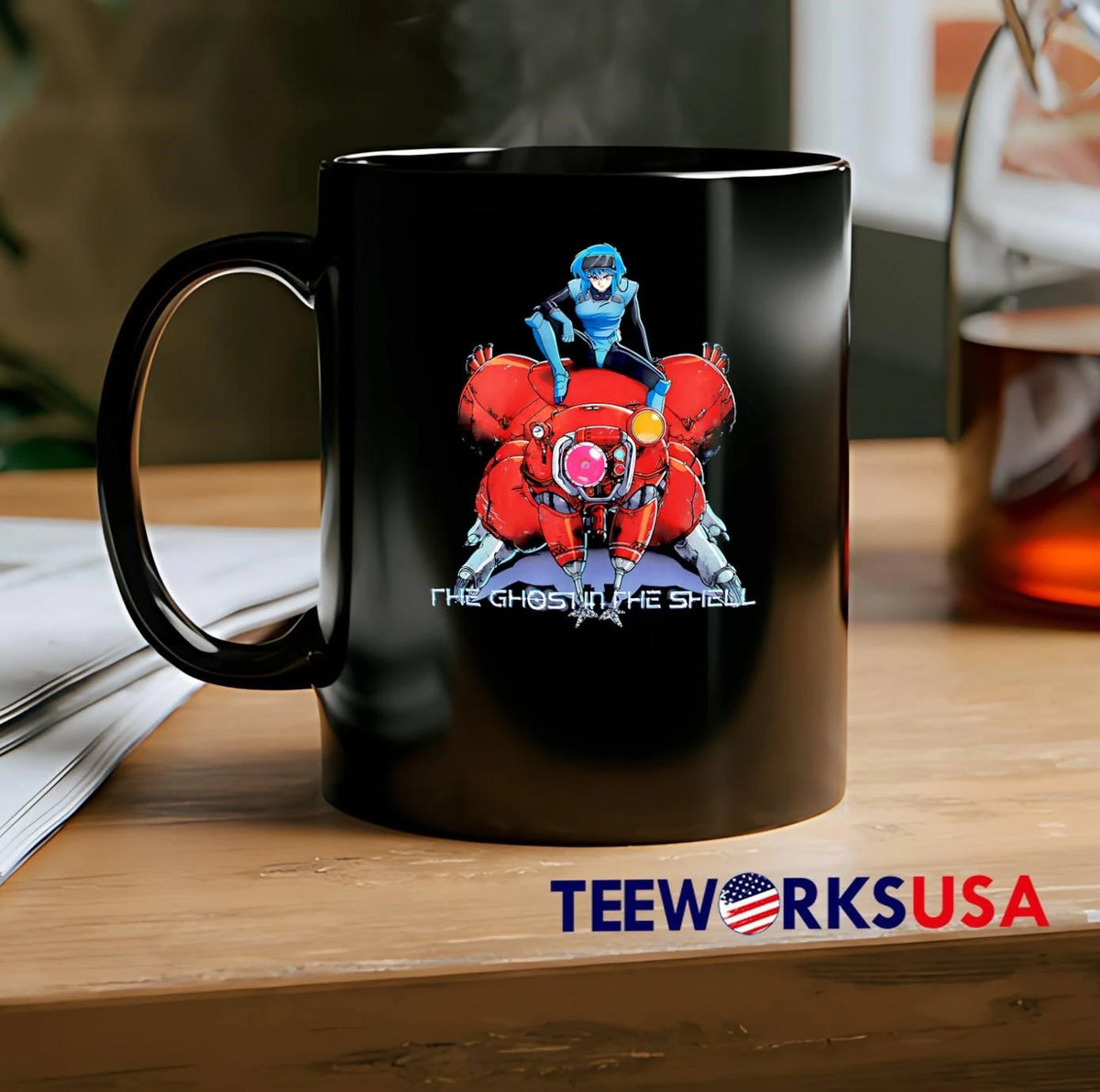 The Ghost in Shell Motoko Kusanagi - Adult & Kids T-Shirts, Sweatshirts & Hoodies apparel design preview 2