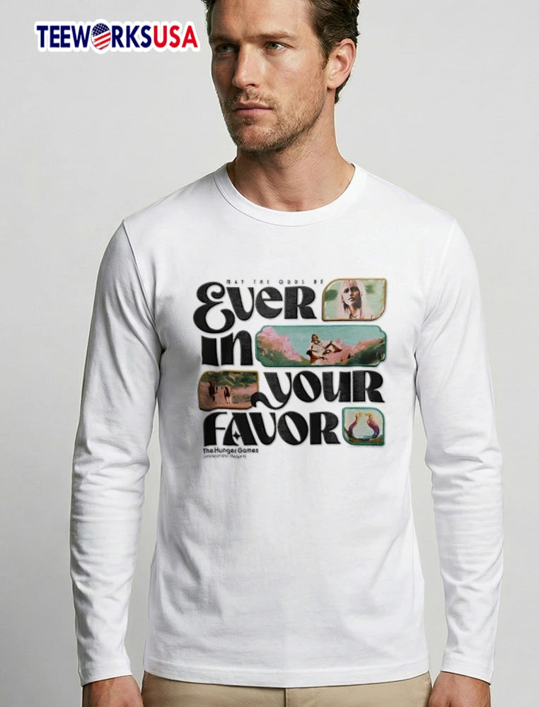 The Hunger Games Sunrise On Reaping May Odds Be Ever - Adult & Kids T-Shirts, Sweatshirts & Hoodies apparel design preview 3