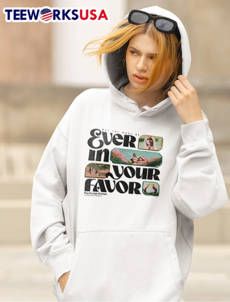 The Hunger Games Sunrise On Reaping May Odds Be Ever - Adult & Kids T-Shirts, Sweatshirts & Hoodies apparel design preview 5