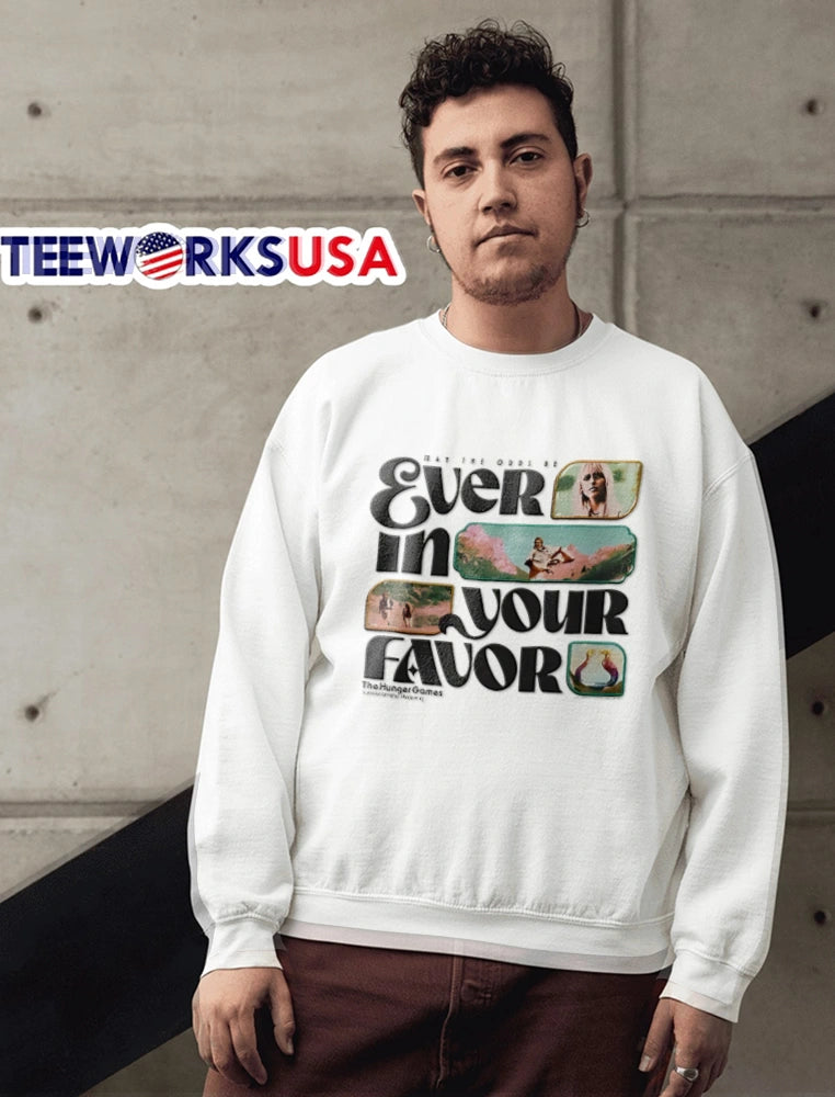 The Hunger Games Sunrise On Reaping May Odds Be Ever - Adult & Kids T-Shirts, Sweatshirts & Hoodies apparel design preview 6