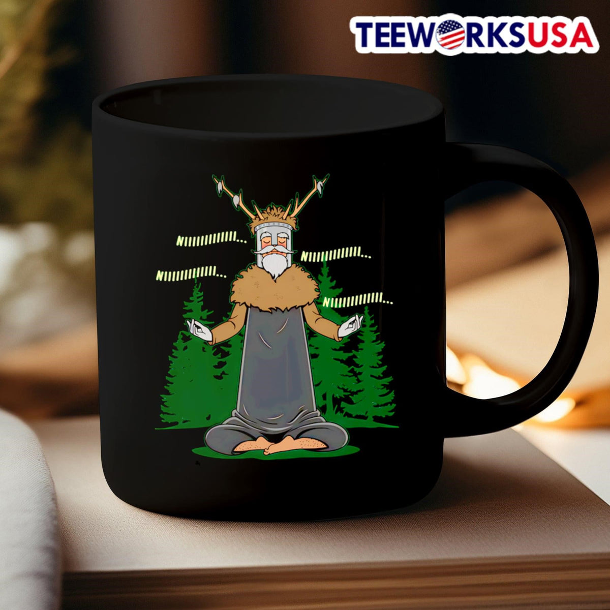 The Knight Who Practices Yoga - Adult & Kids T-Shirts, Sweatshirts & Hoodies apparel design preview 3