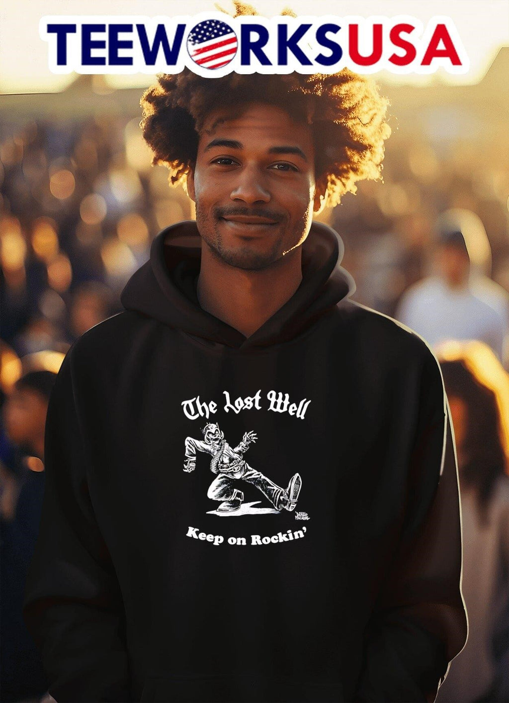 The Lost Well Keep On Rockin' - Adult & Kids T-Shirts, Sweatshirts & Hoodies apparel design preview 2