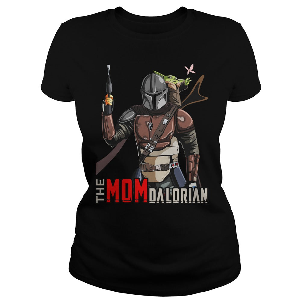 The Mom Dalorian Funny - Adult & Kids T-Shirts, Sweatshirts & Hoodies apparel design preview 2