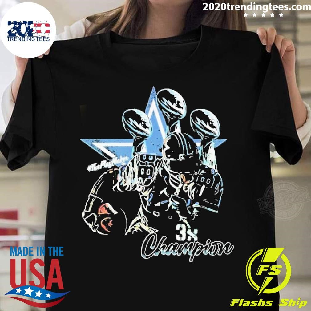 The Play Maker 3X Champion - Adult & Kids T-Shirts, Sweatshirts & Hoodies apparel design preview 1