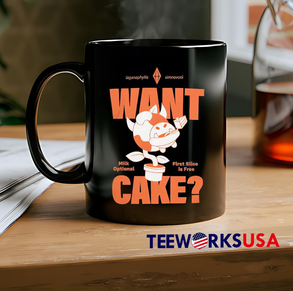 The Sims Merch Want Cake - Adult & Kids T-Shirts, Sweatshirts & Hoodies apparel design preview 2