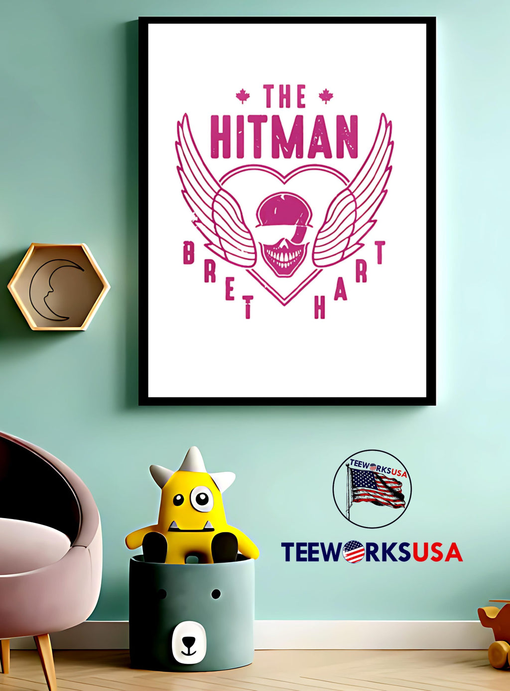 The Sons Of Hitman heart - Adult & Kids T-Shirts, Sweatshirts & Hoodies apparel design preview 3