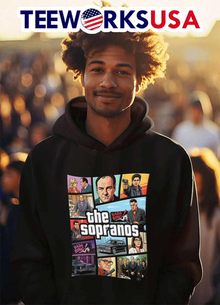 The Sopranos GTA - Adult & Kids T-Shirts, Sweatshirts & Hoodies apparel design preview 3