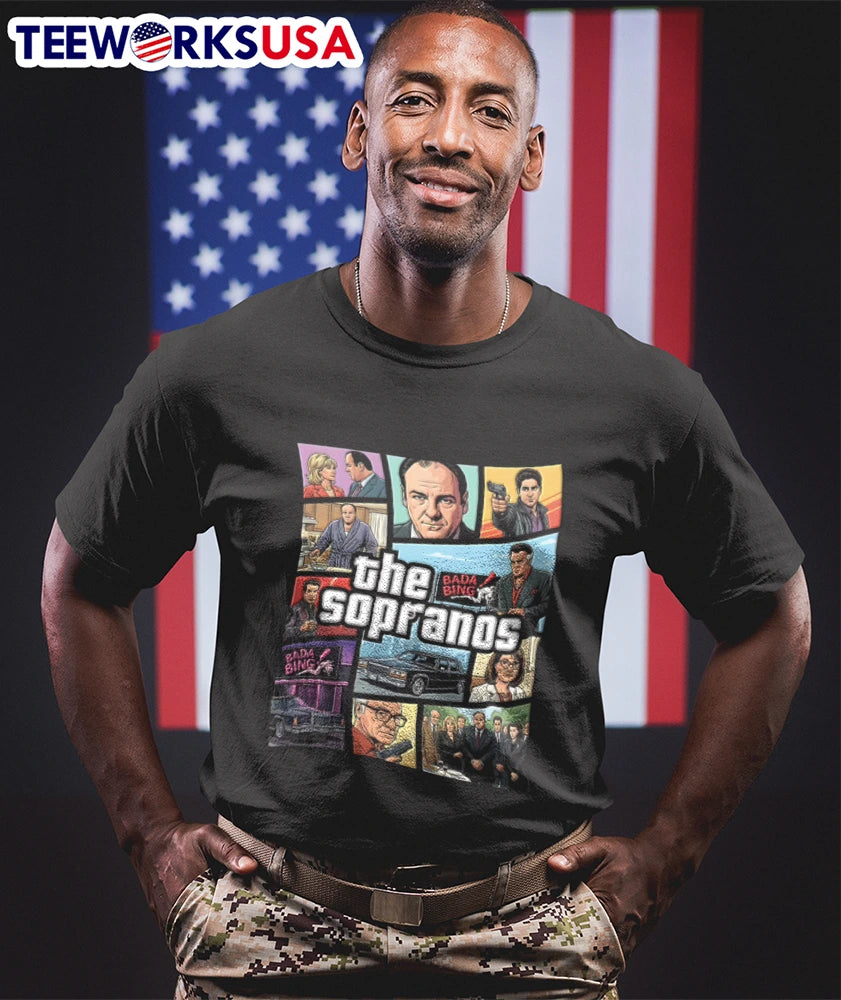 The Sopranos GTA - Adult & Kids T-Shirts, Sweatshirts & Hoodies apparel design preview 1