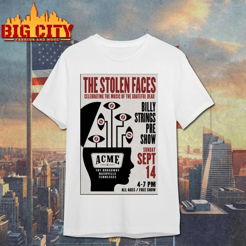 The Stolen Faces Nashville TN Sept 14 2025 Poster - Adult & Kids T-Shirts, Sweatshirts & Hoodies apparel design preview 1