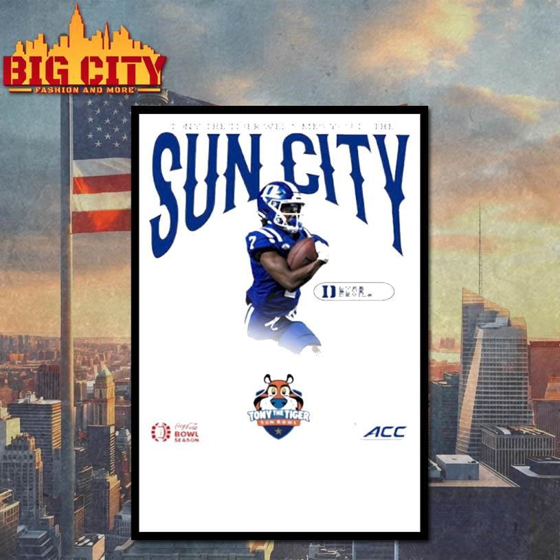 The Tony Tiger Sun Bowl Duke Blue Devils 2025 Acc - Adult & Kids T-Shirts, Sweatshirts & Hoodies apparel design preview 4