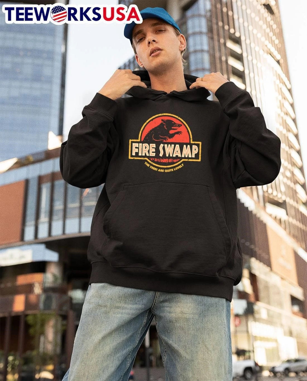 The Trees Are Quite Lovely Fire Swamp Rodent - Adult & Kids T-Shirts, Sweatshirts & Hoodies apparel design preview 3