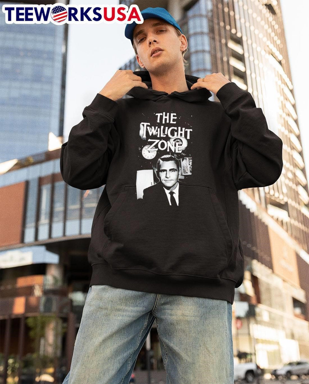 The Twilight Zone vintage - Adult & Kids T-Shirts, Sweatshirts & Hoodies apparel design preview 3