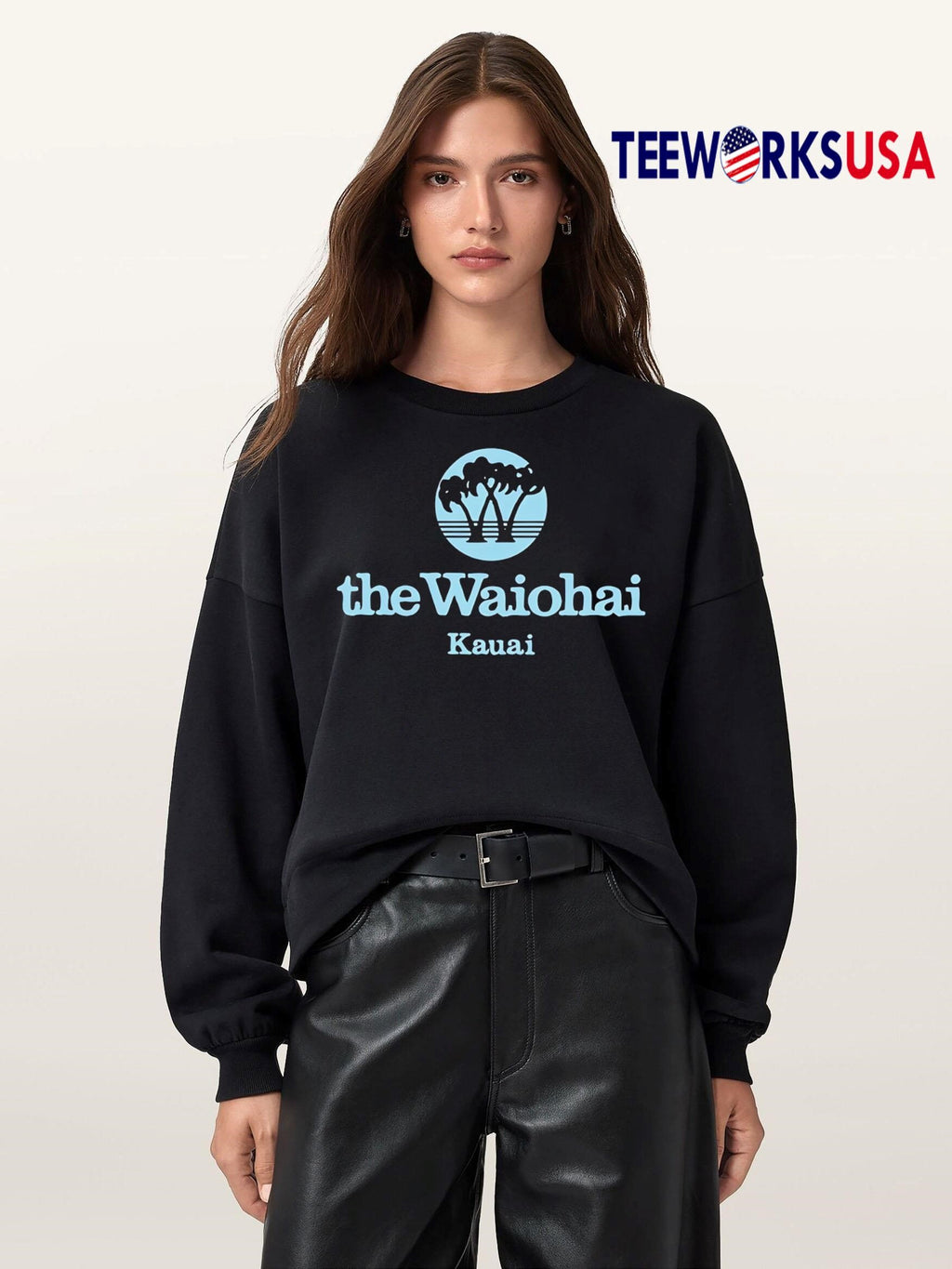 The Waiohai Kauai Hawaii - Adult & Kids T-Shirts, Sweatshirts & Hoodies apparel design preview 5