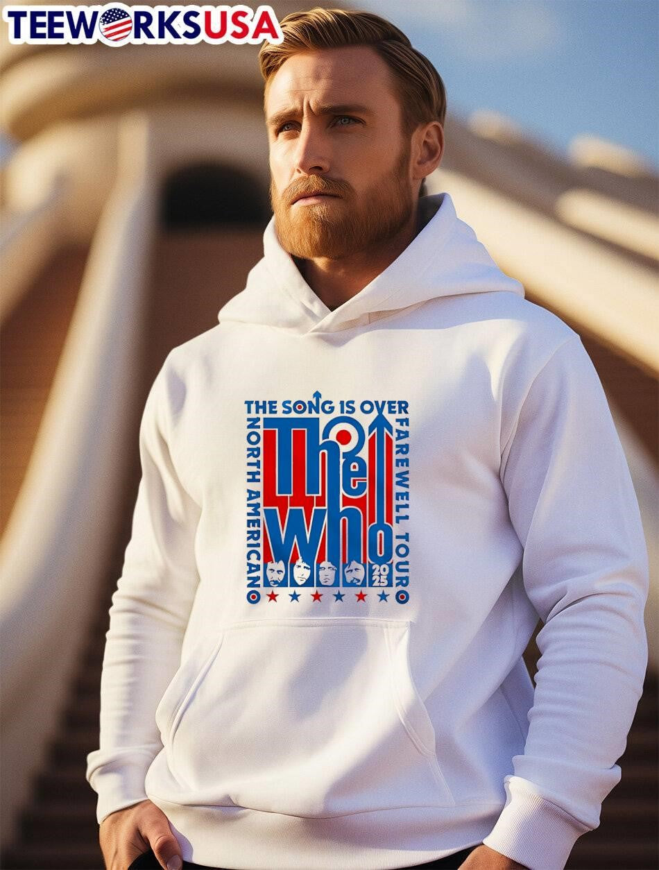 The Who North American Farewell Tour 2025 - Adult & Kids T-Shirts, Sweatshirts & Hoodies apparel design preview 2