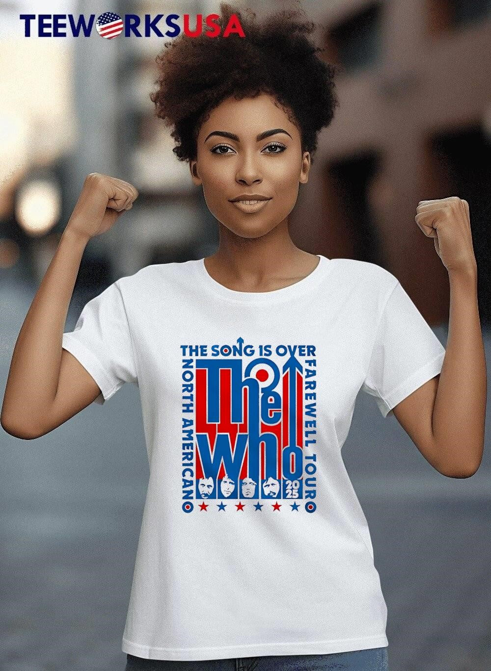 The Who North American Farewell Tour 2025 - Adult & Kids T-Shirts, Sweatshirts & Hoodies apparel design preview 8