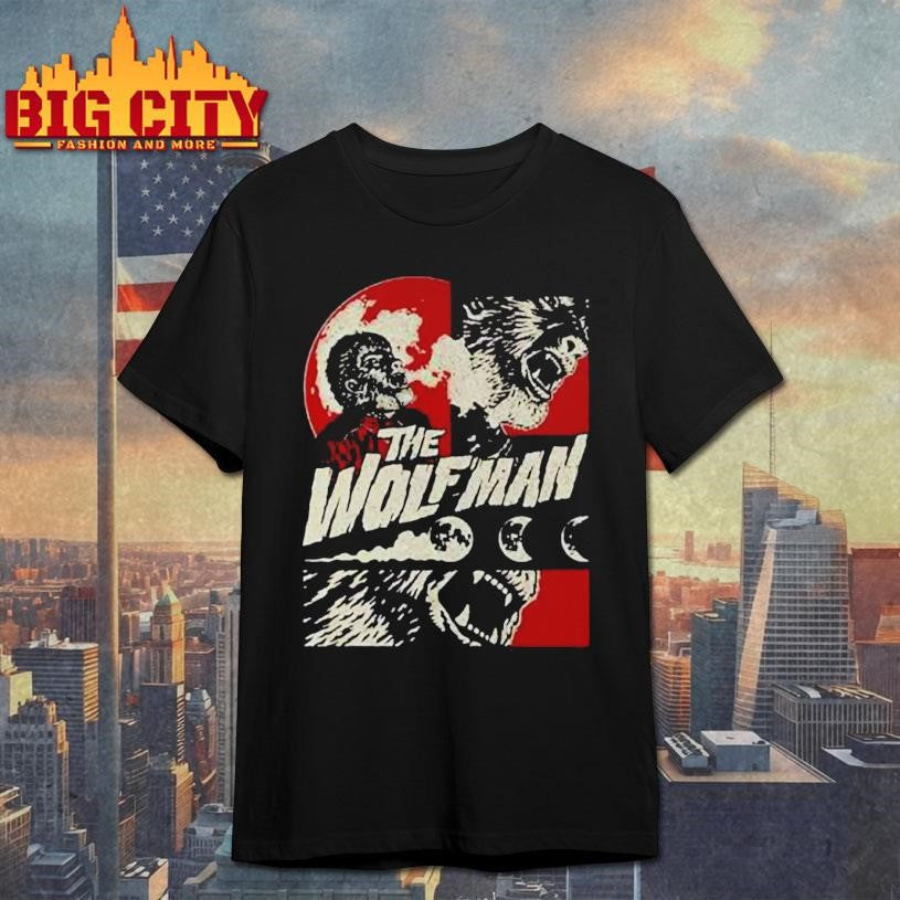 The Wolf Man Universal Monsters - Adult & Kids T-Shirts, Sweatshirts & Hoodies apparel design preview 1