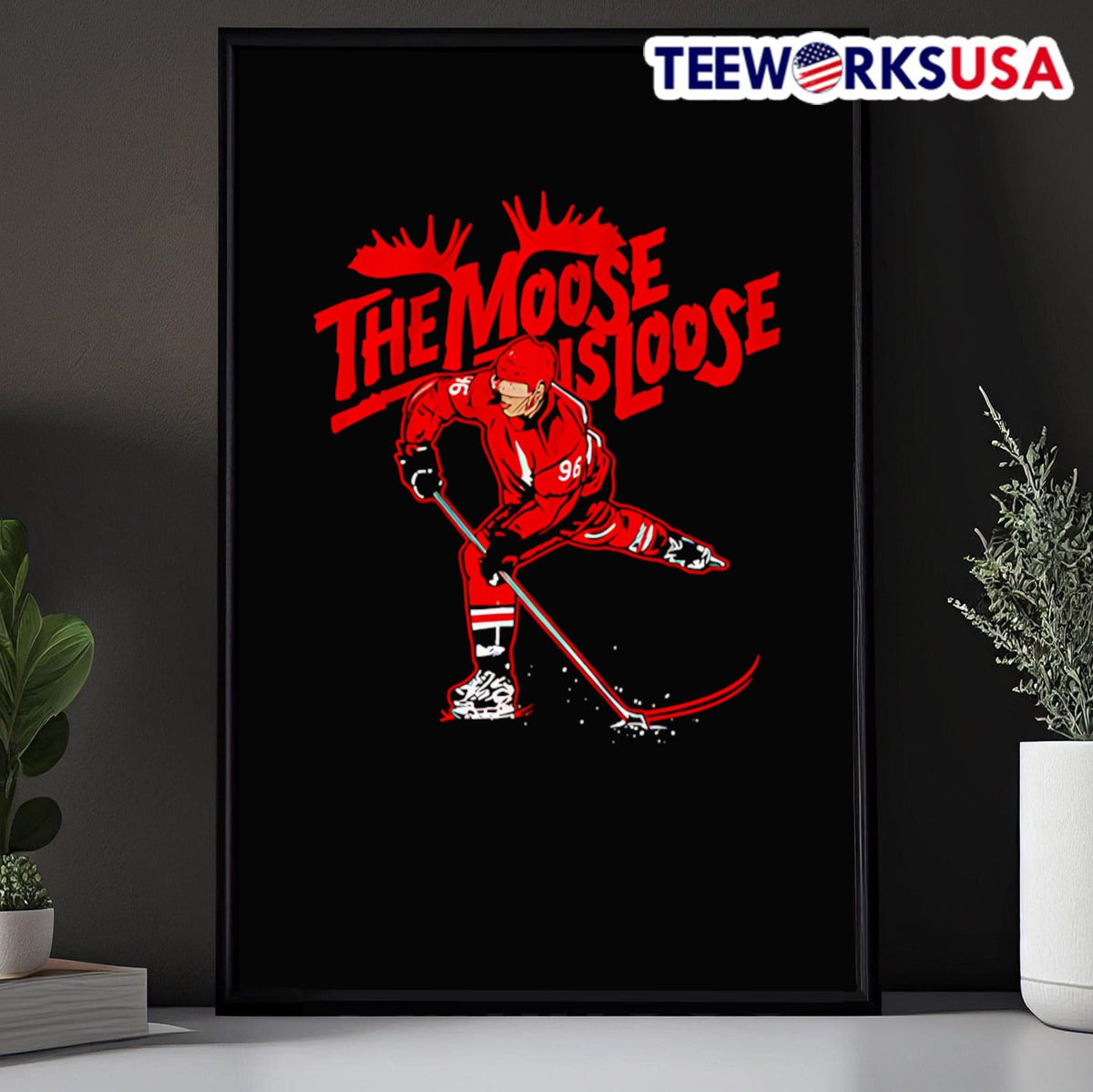 The moose is loose Mikko Rantanen - Adult & Kids T-Shirts, Sweatshirts & Hoodies apparel design preview 5