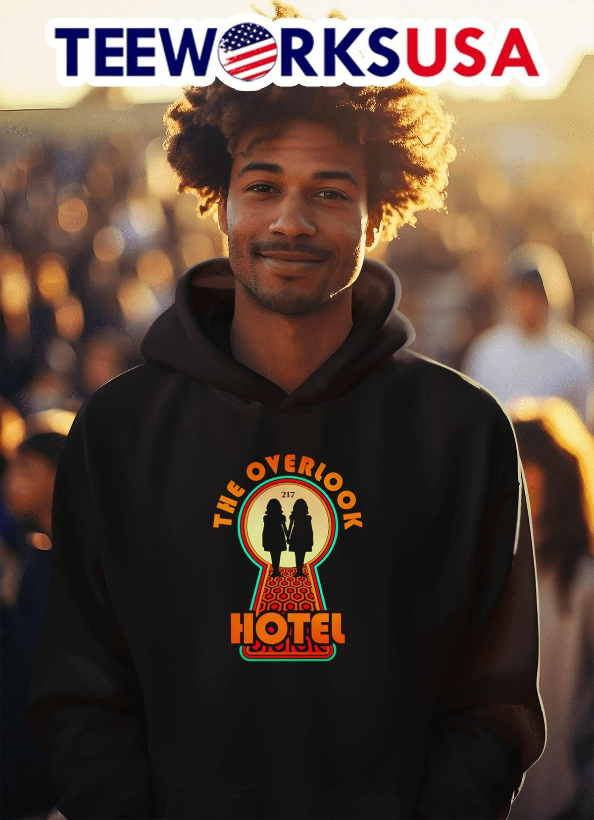 The overlook hotel - Adult & Kids T-Shirts, Sweatshirts & Hoodies apparel design preview 2
