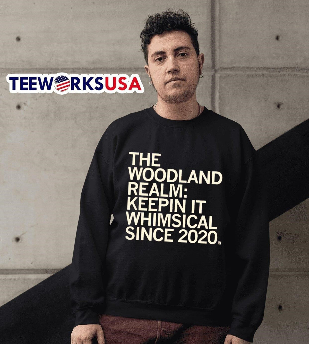 The woodland realm keeping it whimsical since 2020 - Adult & Kids T-Shirts, Sweatshirts & Hoodies apparel design preview 3
