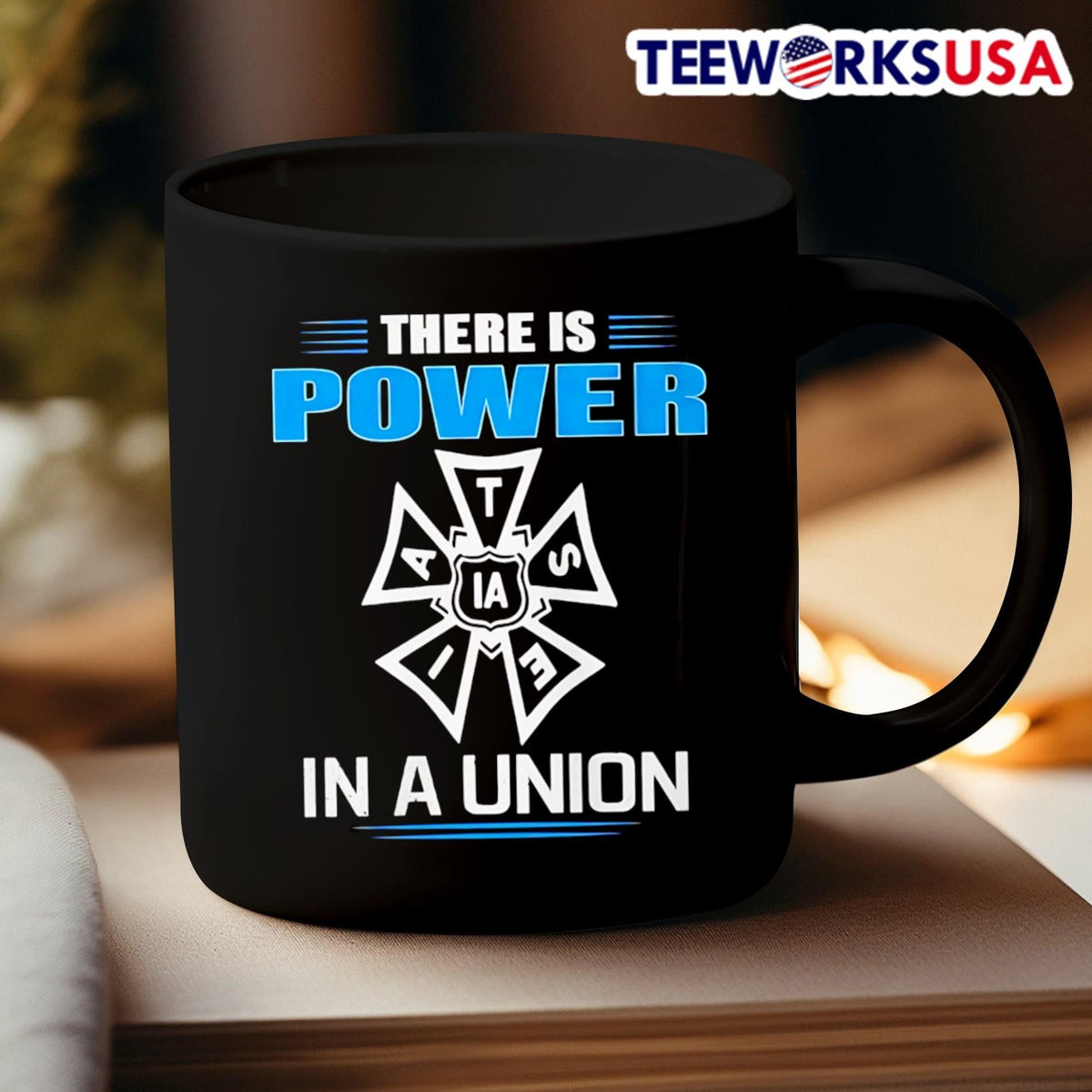 There Is Power In A Union IATSE - Adult & Kids T-Shirts, Sweatshirts & Hoodies apparel design preview 3