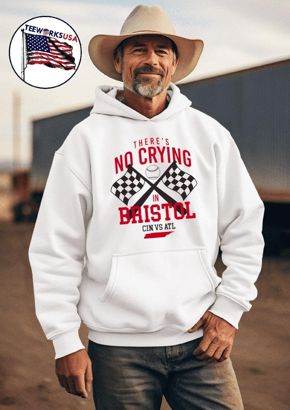 There's no crying in Bristol - Adult & Kids T-Shirts, Sweatshirts & Hoodies apparel design preview 2