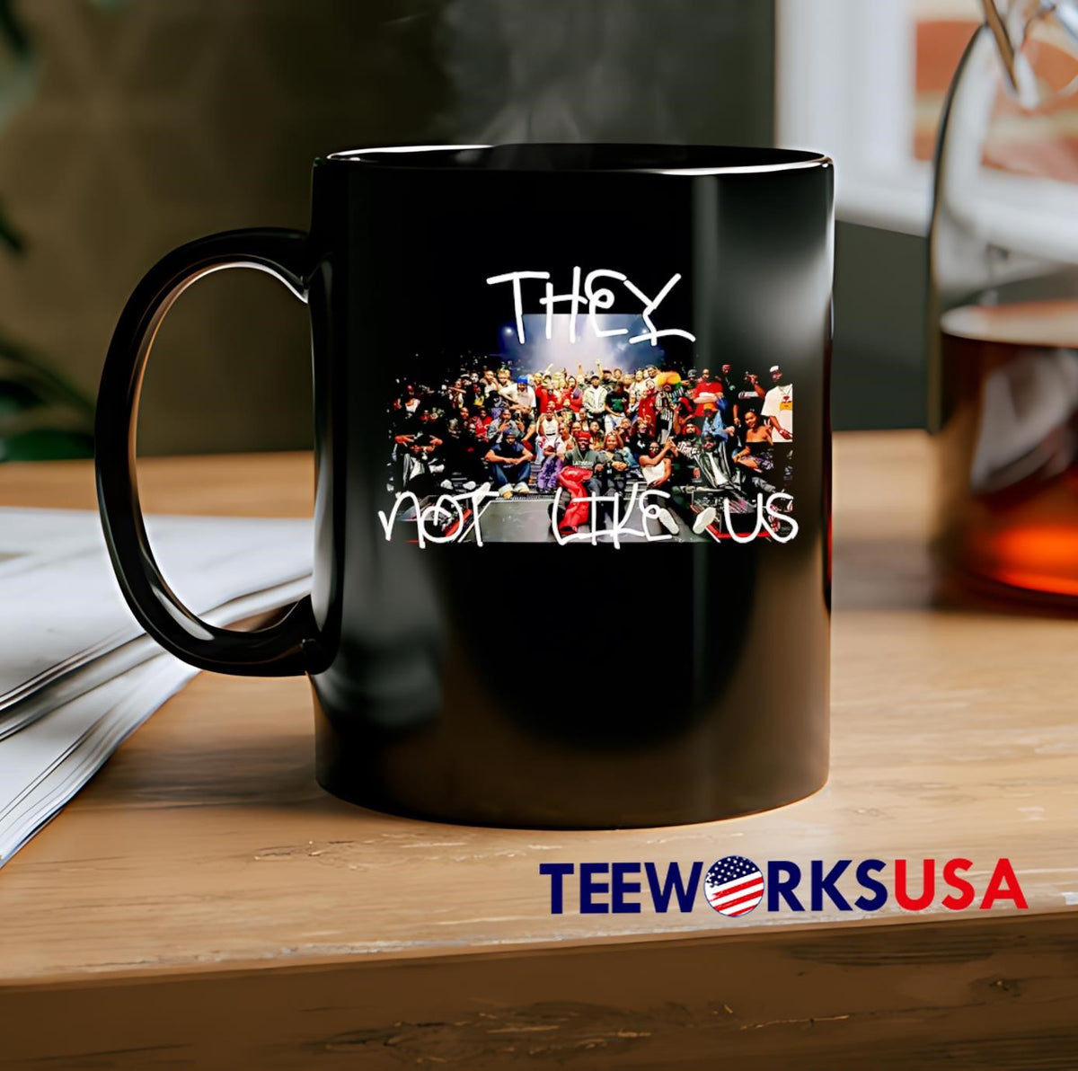 They Not Like Us poster - Adult & Kids T-Shirts, Sweatshirts & Hoodies apparel design preview 2