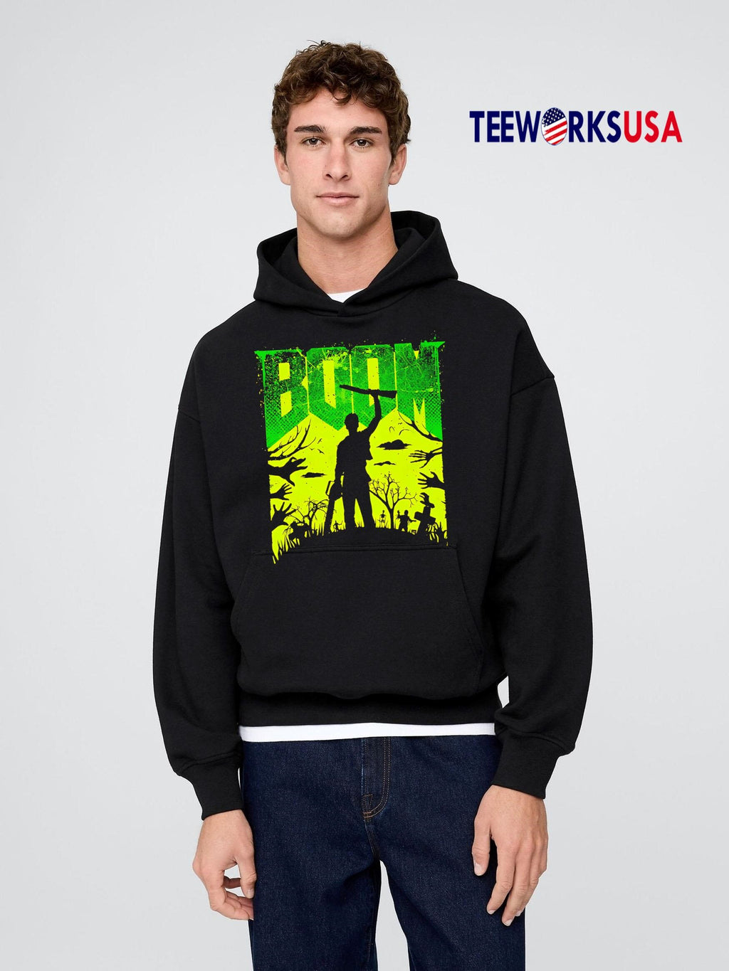 This Is My Boomstick Spooky Edition - Adult & Kids T-Shirts, Sweatshirts & Hoodies apparel design preview 2