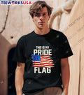 This Is My Pride Flag USA American 4th of July retro - Adult & Kids T-Shirts, Sweatshirts & Hoodies apparel design preview 1