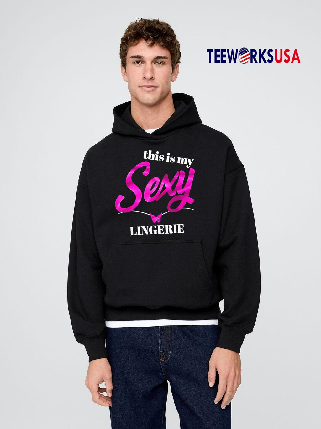 This Is My Sexy Lingerie - Adult & Kids T-Shirts, Sweatshirts & Hoodies apparel design preview 2