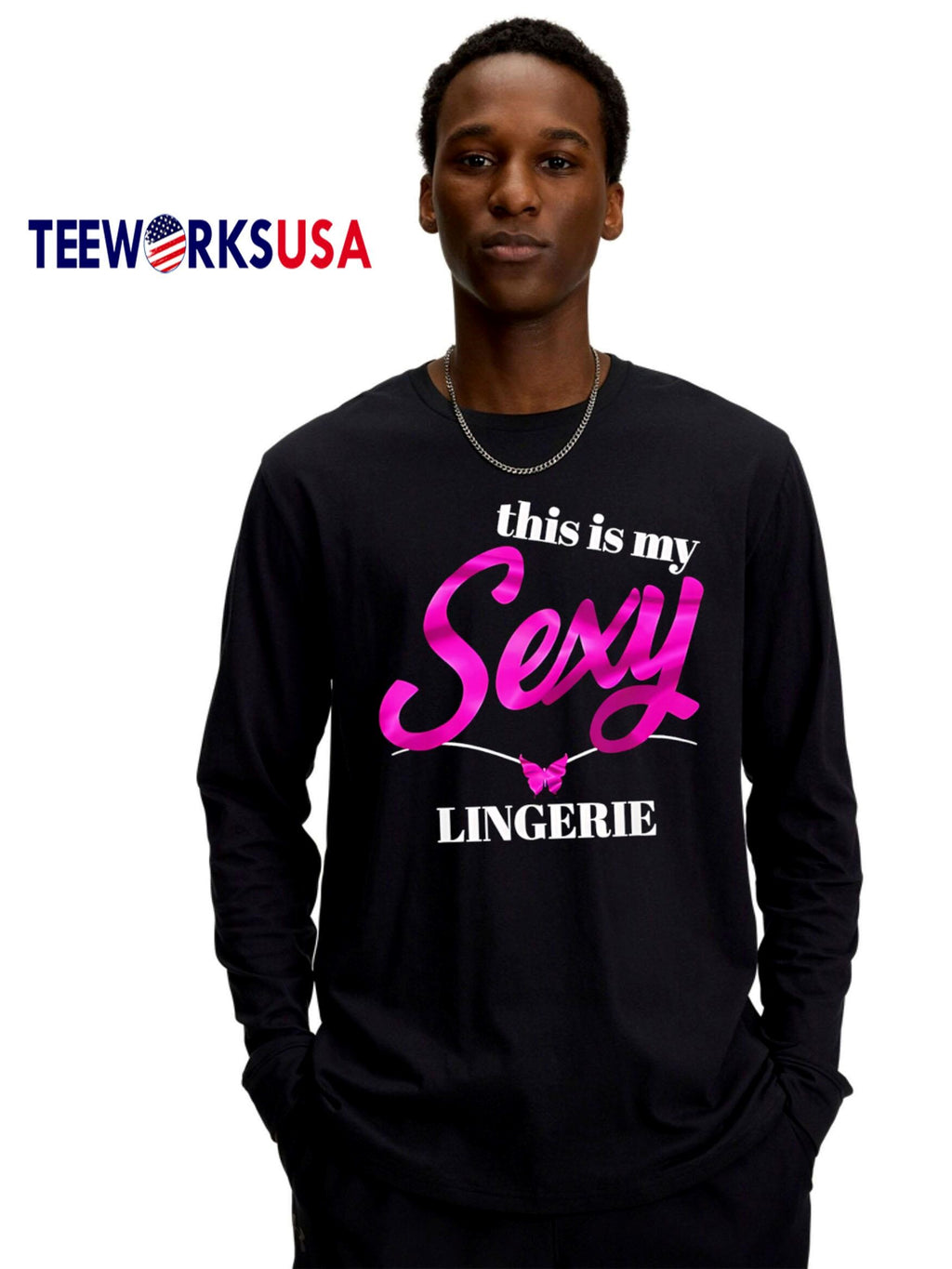 This Is My Sexy Lingerie - Adult & Kids T-Shirts, Sweatshirts & Hoodies apparel design preview 4