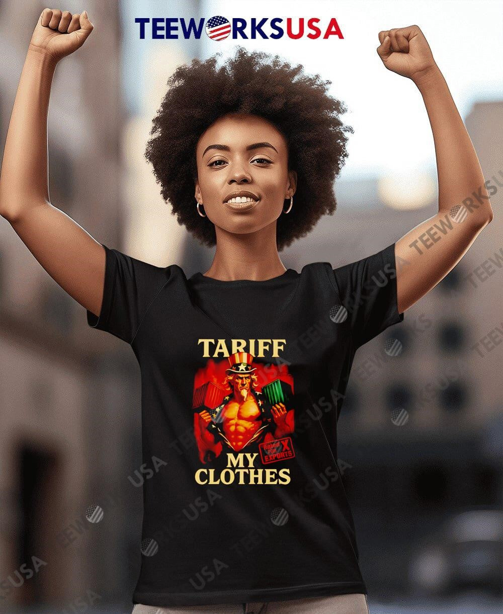 Threads tariff my clothes uncle sam - Adult & Kids T-Shirts, Sweatshirts & Hoodies apparel design preview 7