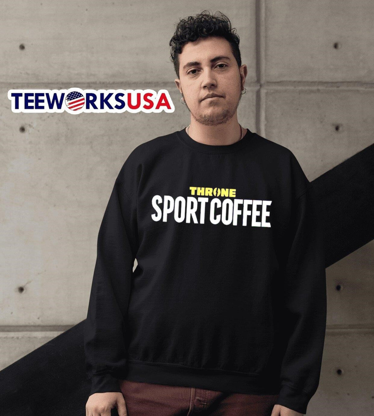 Throne sport coffee - Adult & Kids T-Shirts, Sweatshirts & Hoodies apparel design preview 3