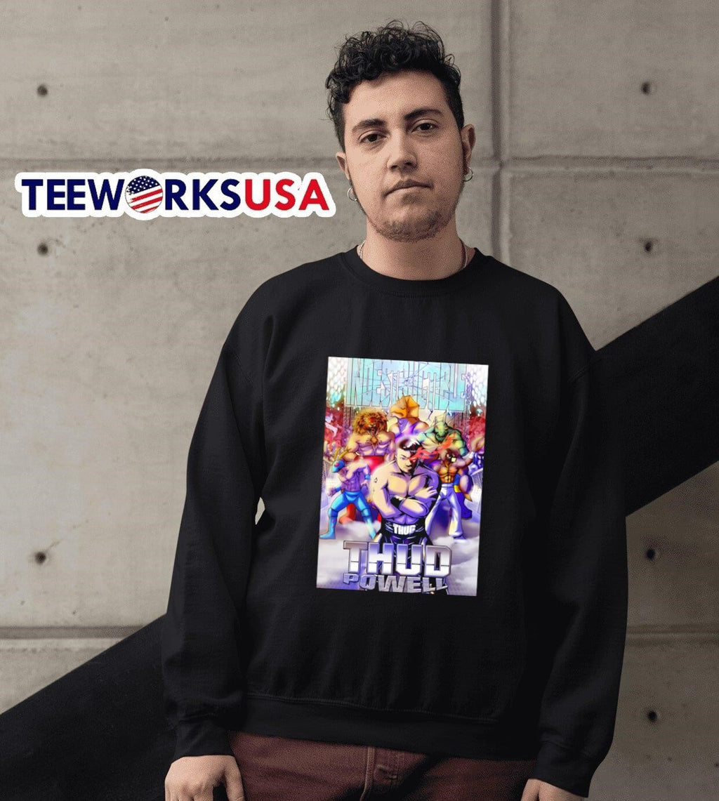 Thud Powell Indestructible - Adult & Kids T-Shirts, Sweatshirts & Hoodies apparel design preview 6